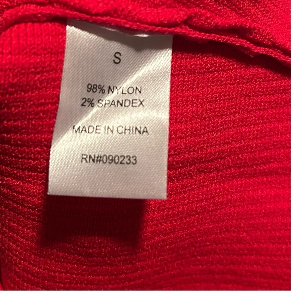 L.A. Hearts Red Ribbed Tube Top - Picture 6 of 6